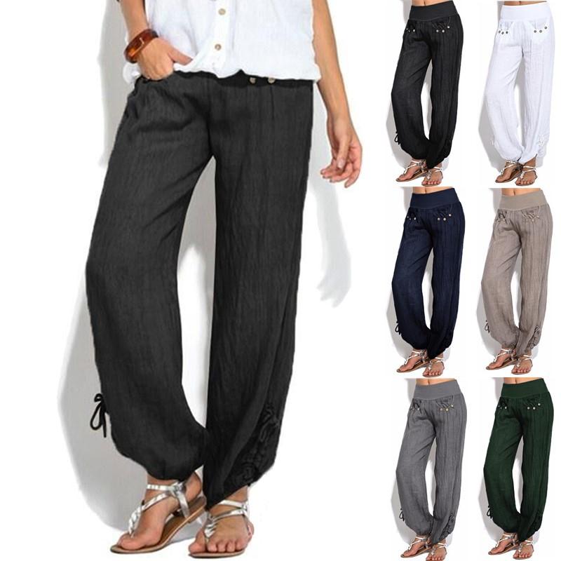 Woman Casual Comfortable Long Pants