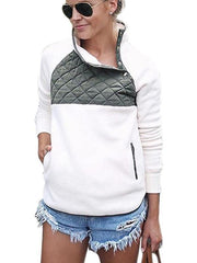 New Neck opening  Long sleeve Hoodies & Sweatshirts