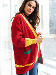 Christmas Cardigan  Loose Knit Outwear