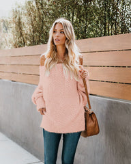 Fashion Pure Colour Long Sleeve Sweaters