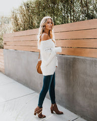 Fashion Pure Colour Long Sleeve Sweaters