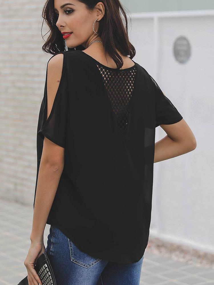 Sexy Off Shoulder Short Sleeve T-Shirts