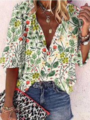 Casual Cotton-Blend Shirts & Tops
