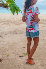 Round Neck Short Sleeve Printed Casual T-Shirts