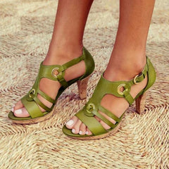 New Style Elegant Buckle Strap Women Sandals