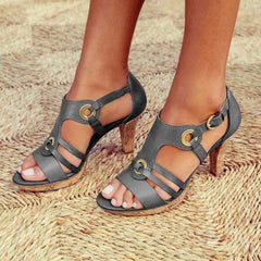 New Style Elegant Buckle Strap Women Sandals