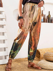Casual Gradient colorful women long summer pants