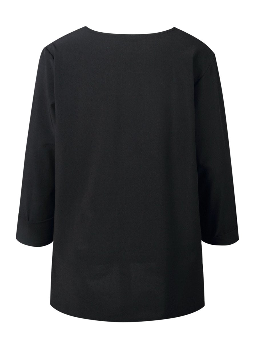 Autumn Fashion More Colors Button Long Sleeve Woman Blouse