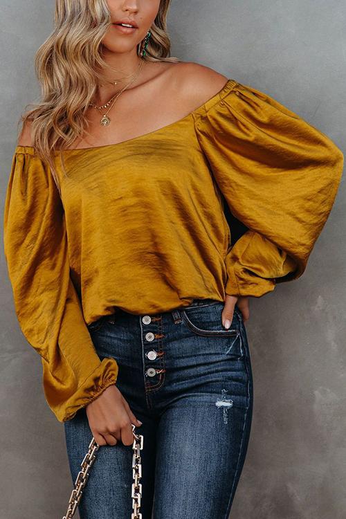 Off The Shoulder Silky Top