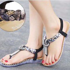 Exquisite Diamond Bohemian National Rhinestone Fashion Sandals