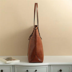 Retro Genuine Leather Oils Wax Woman Handbag