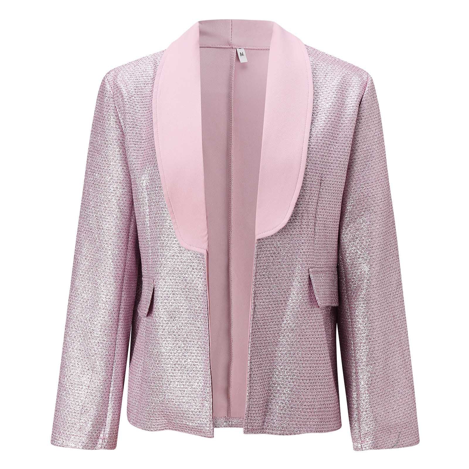 Fashion Lapel Long sleeve Double-breasted Blazer Coats