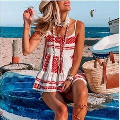 Casual Gored Stripe Round neck Vests