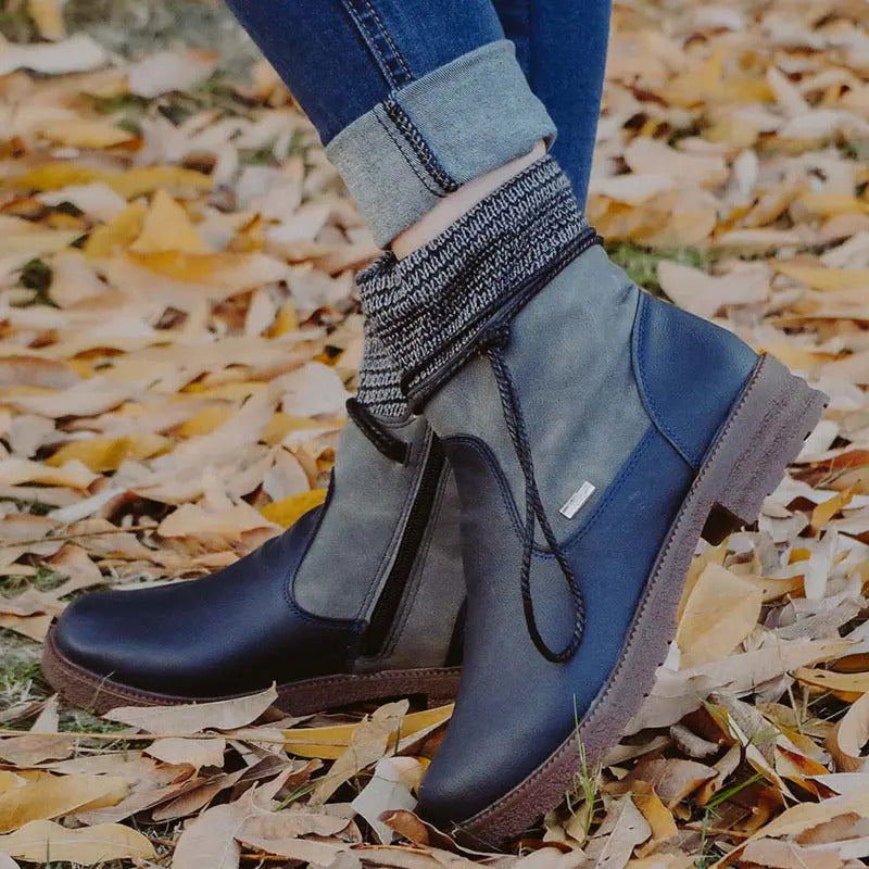 Daily Winter Flat Heel Fashion Women Boots