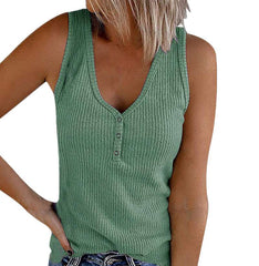 Pure V neck Bedford cord Fastner Vests