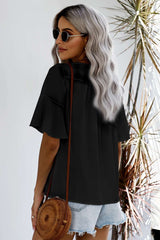 Casual Embroidery Round neck Short sleeve T-Shirts