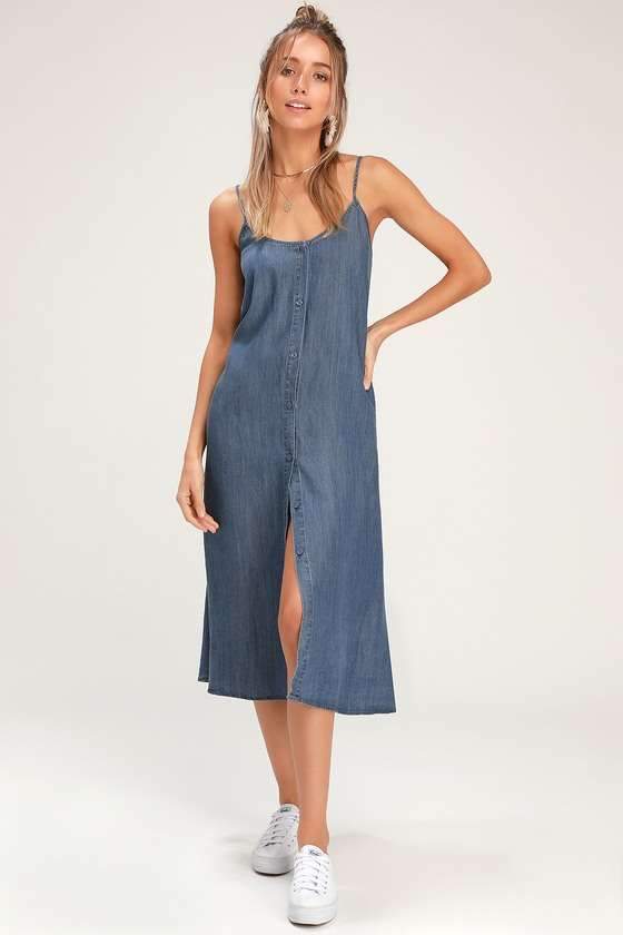 Fashion Jean Vest Bowknot Maxi Dresses