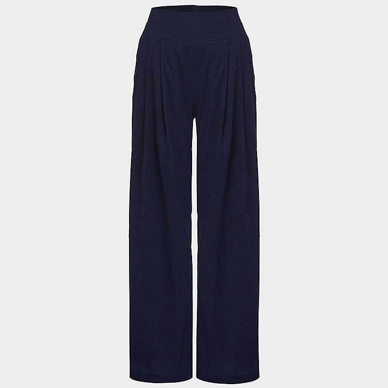 Wide Leg High Waist Casual Trousers Pants