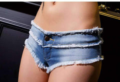 Sexy Bowknot Super low Hot Pants