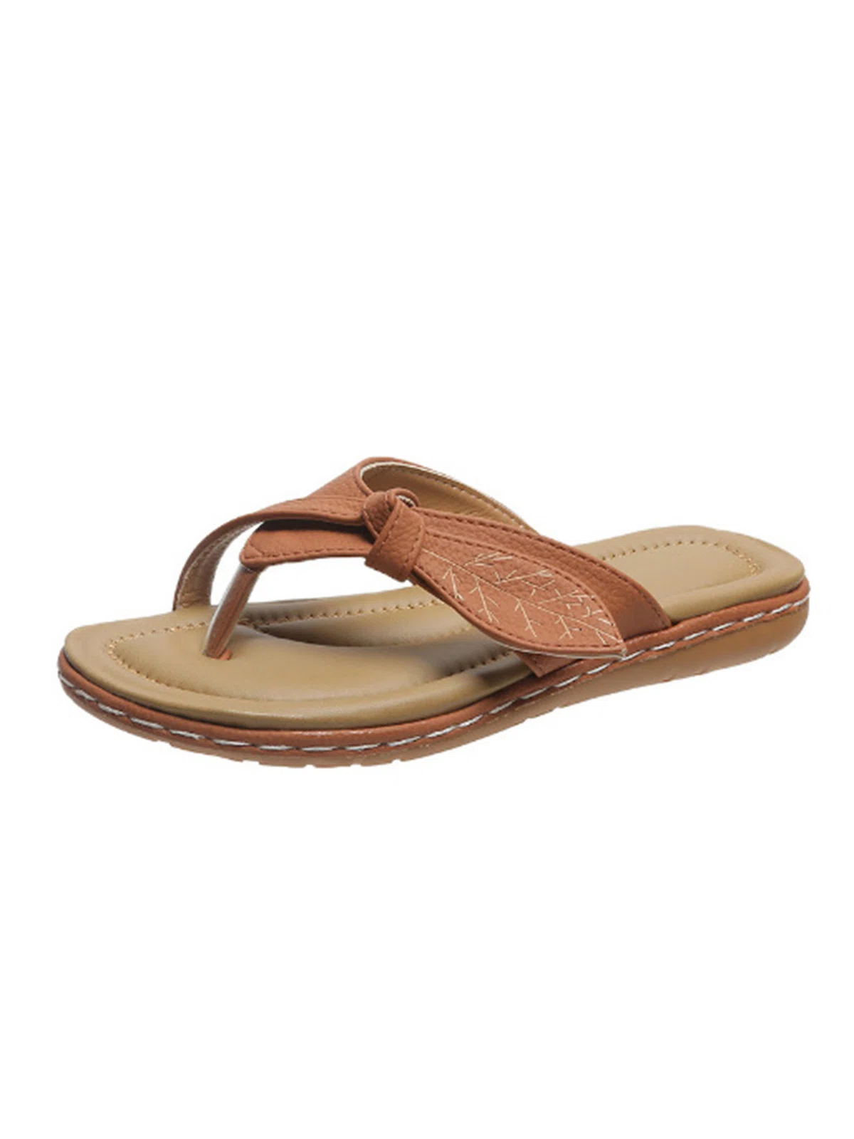 Women Beach Leaf Flip-Flops