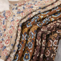 Women Vintage Casual Cotton Floral Socks