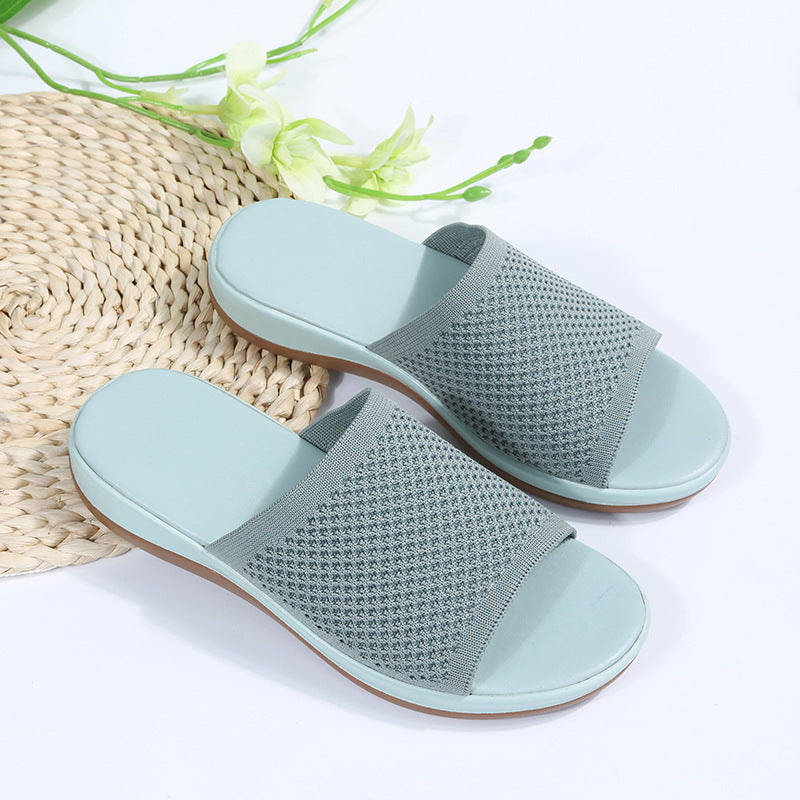 Women casual platform round toe sandals