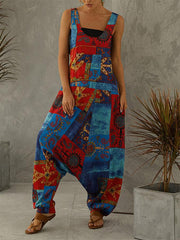 Casual printed jumpsuit