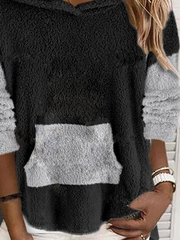 Casual Loosen Hooded Sweatshirt