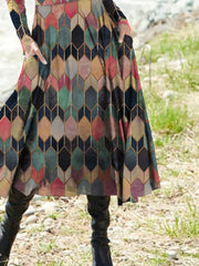 Casual Loosen Round Neck Dresses