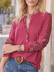 Casual Cotton-Blend Shirts & Tops