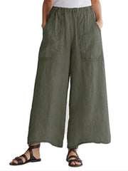 Casual Plain Loose Pants
