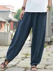 Casual Plain Loose Pants