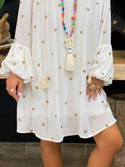 Casual Sweet Long Sleeve Loose Dresses