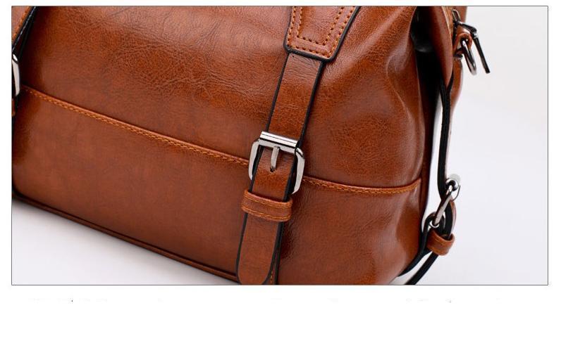 Vintage Soft Leather Woman Crossbody Bags