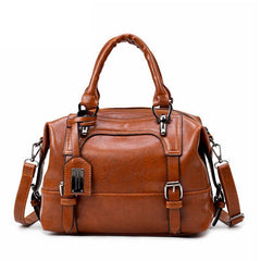 Vintage Soft Leather Woman Crossbody Bags