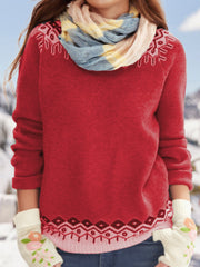 Cotton Round Neck Sweater
