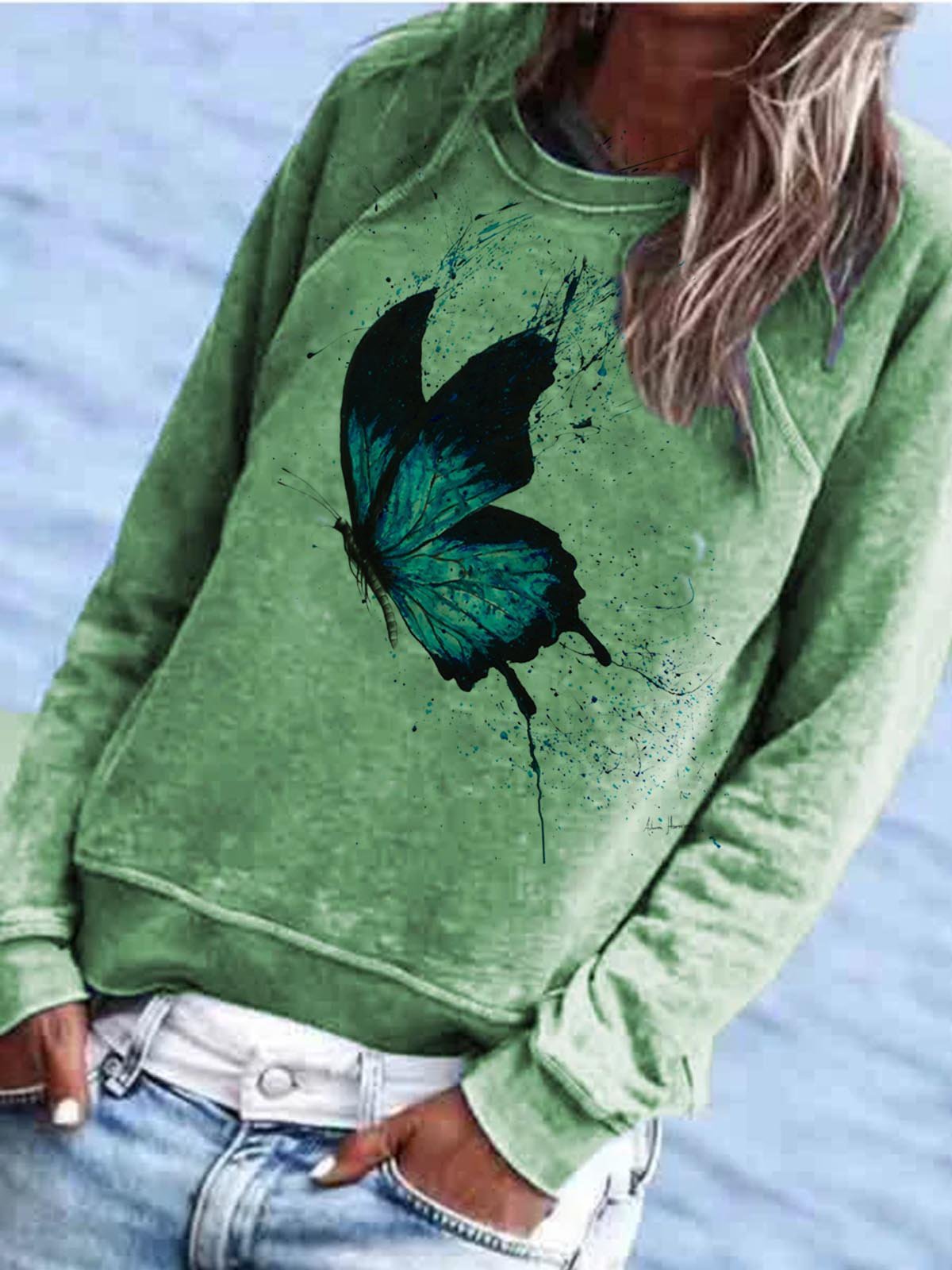 Animal Casual Long Sleeve Shirts & Tops